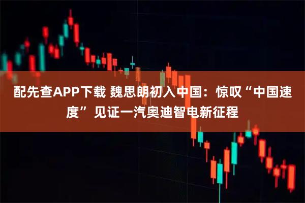 配先查APP下载 魏思朗初入中国：惊叹“中国速度” 见证一汽奥迪智电新征程
